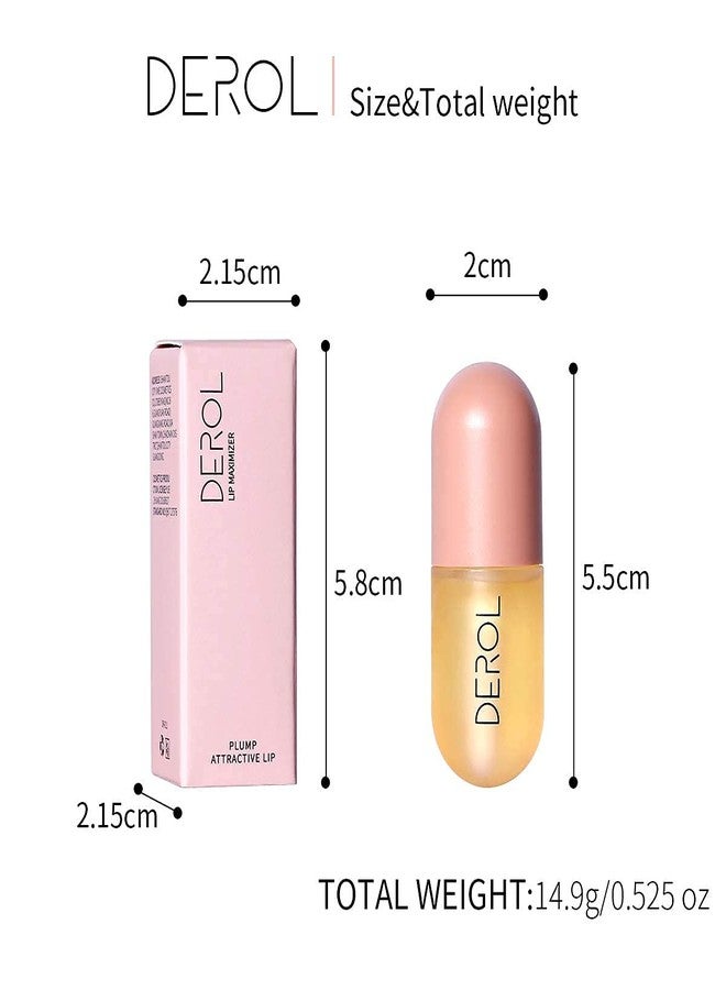 DEROL Natural Hydrating Lip Plumper - Lip Serum For Fullness, Lip Care, Lip Plumping Balm, 5.5ml, Ginger Essence Lip Enhancer, Moisturizing Lip Plumper 1Pcs… - Image 5